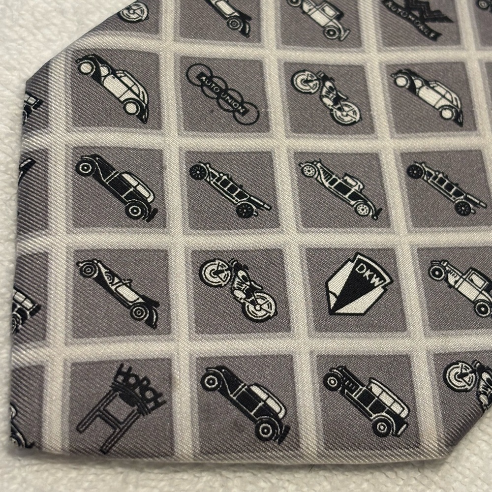 Brand New Antique Cars and Motorcycles Custom Tie By ANYTHING BUT MONDAY